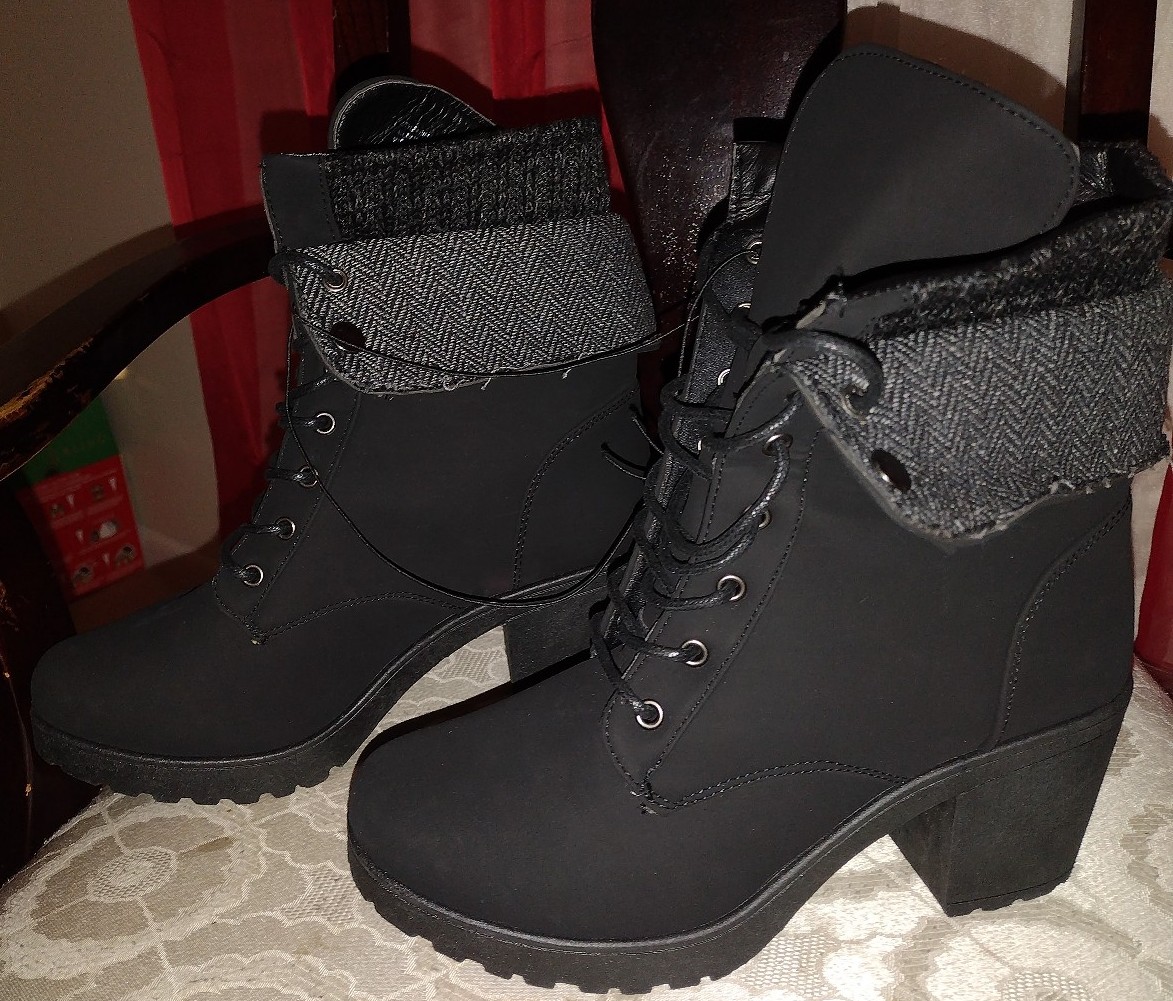 ★HUNTER★ WOMEN In-Out Puffer Knit Cuff Boots Ashley Blue G Ashley Blue Boots | Mercari