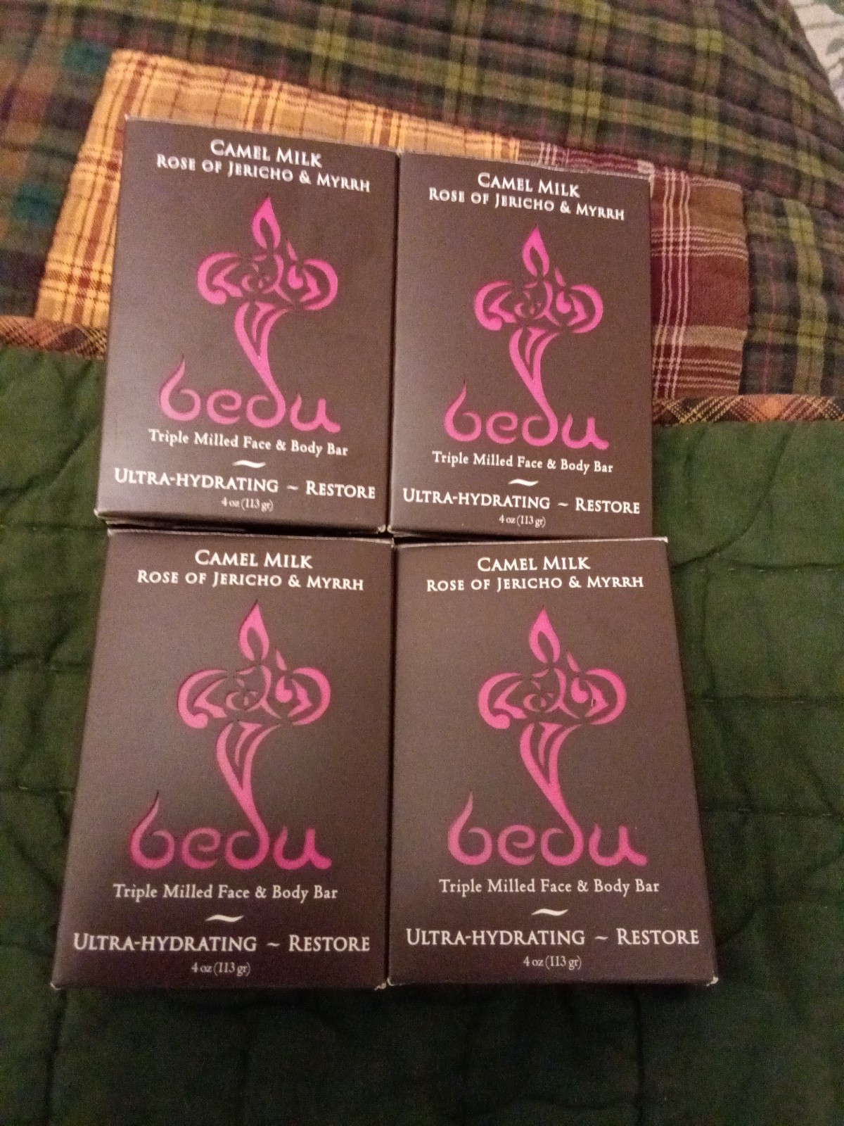 One With Nature Bedu Soap 4 Pack with Camel Milk,