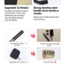 Grill Brush Bristle Free.Upgraded Steam art Grill Brush for Water Activated Desi