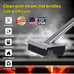Grill Brush Bristle Free.Upgraded Steam art Grill Brush for Water Activated Desi