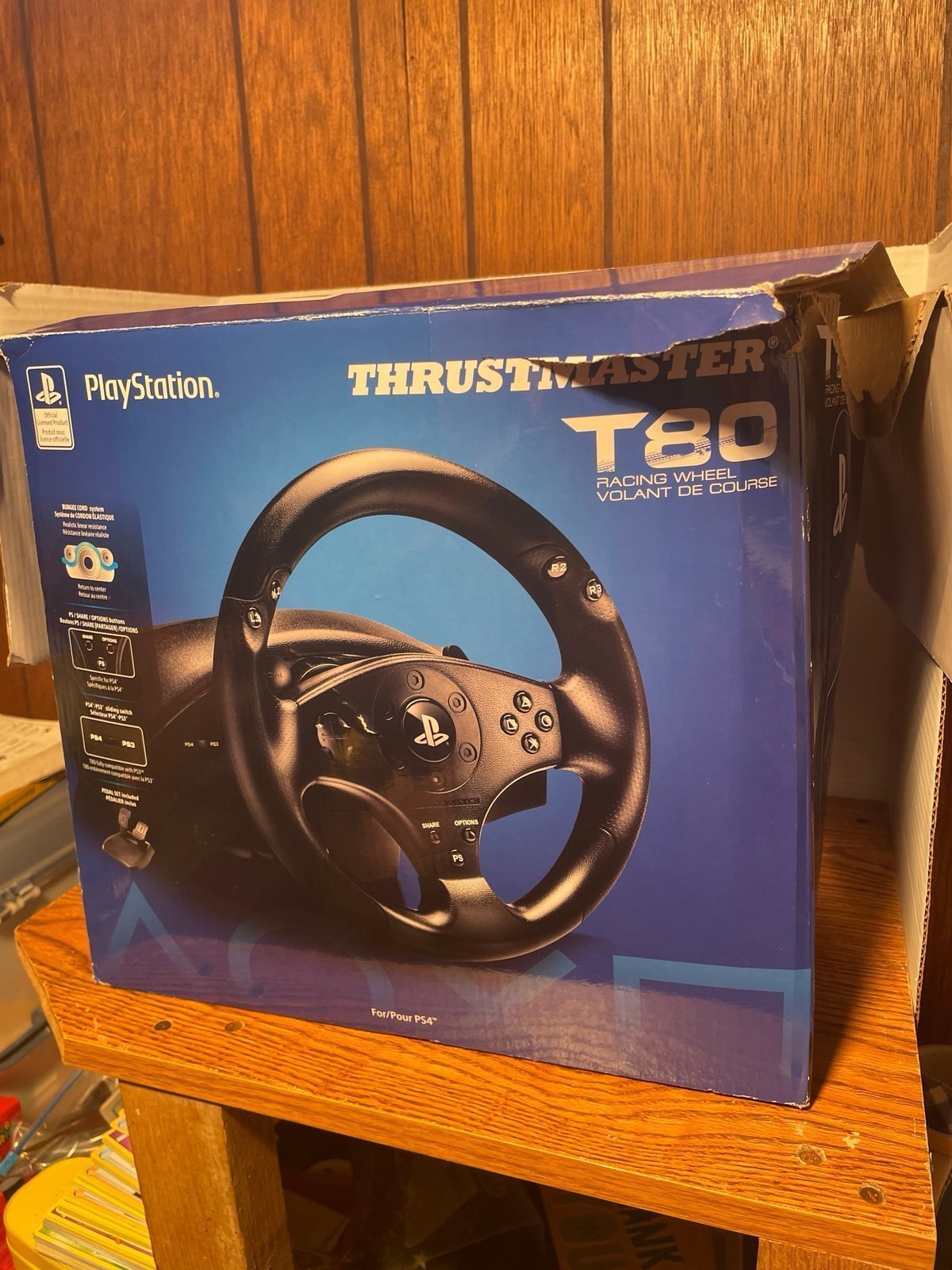 Thrustmaster T80 (4169071) Racing Wheel & Pedal Playstation 3, PlayStation 4