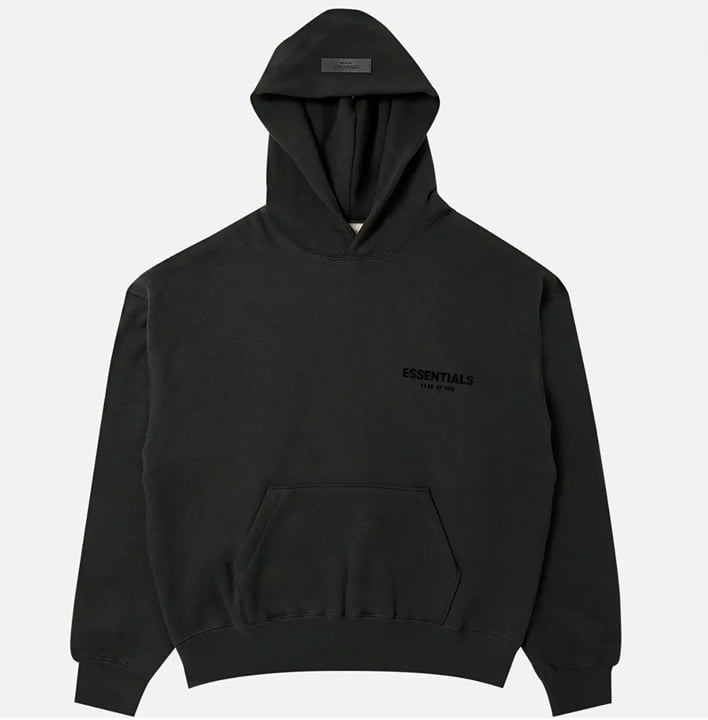 M BLACK Essentials hoodie black - Fear of God
