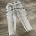 Rare VTG 90s The Falcon League Lee Navigation Gray Acid Wash Jeans Men 42X32