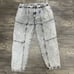 Rare VTG 90s The Falcon League Lee Navigation Gray Acid Wash Jeans Men 42X32