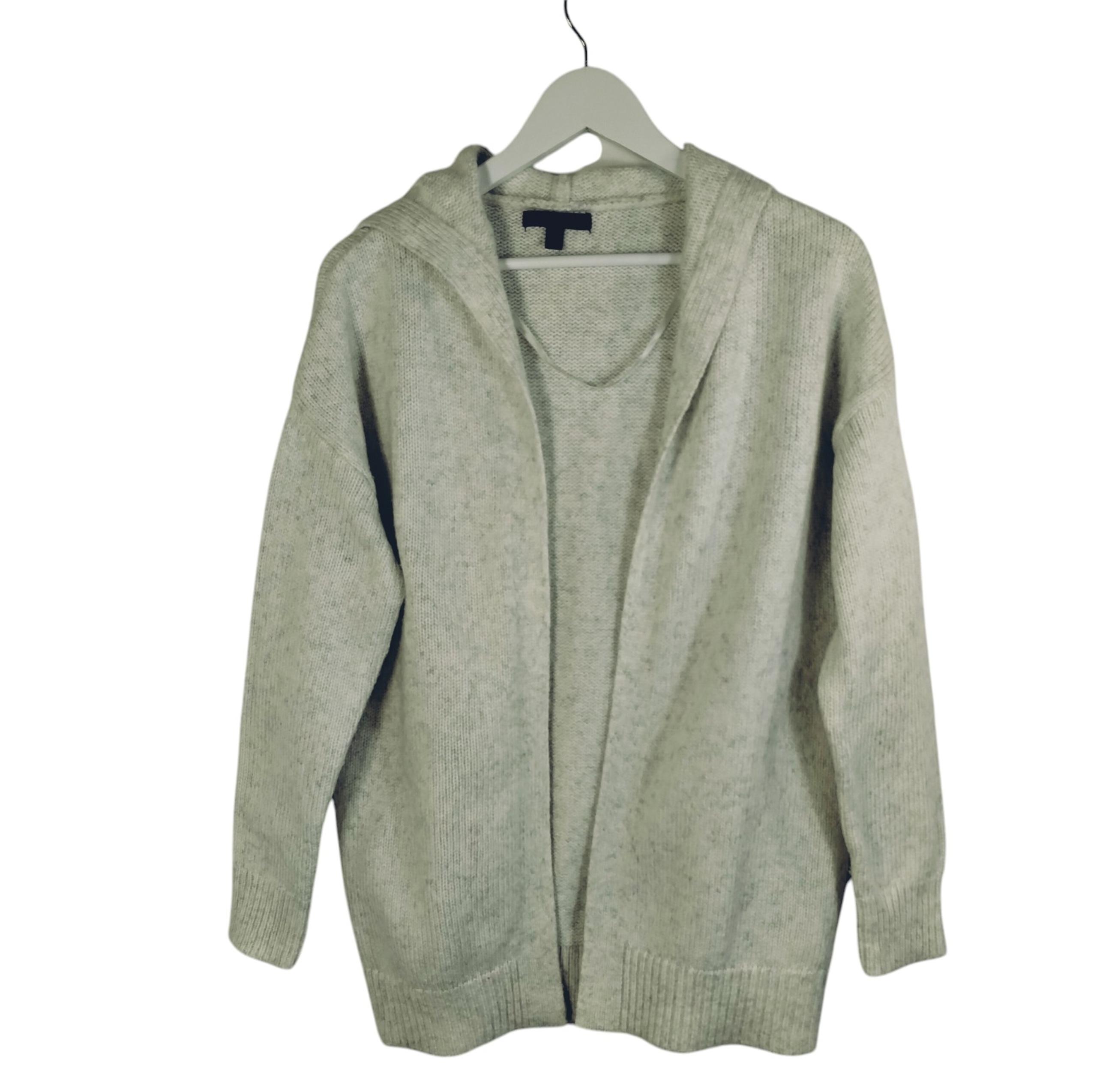 Banana Republic Hoodie Women's S Long Sleeve Open Front Heavy Casual White