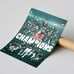 11 x17 Super Bowl LIX Champions Philadelphia Eagles Poster
