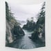 Sea Forest Landscape Wall Tapestry Small Photograph Decor