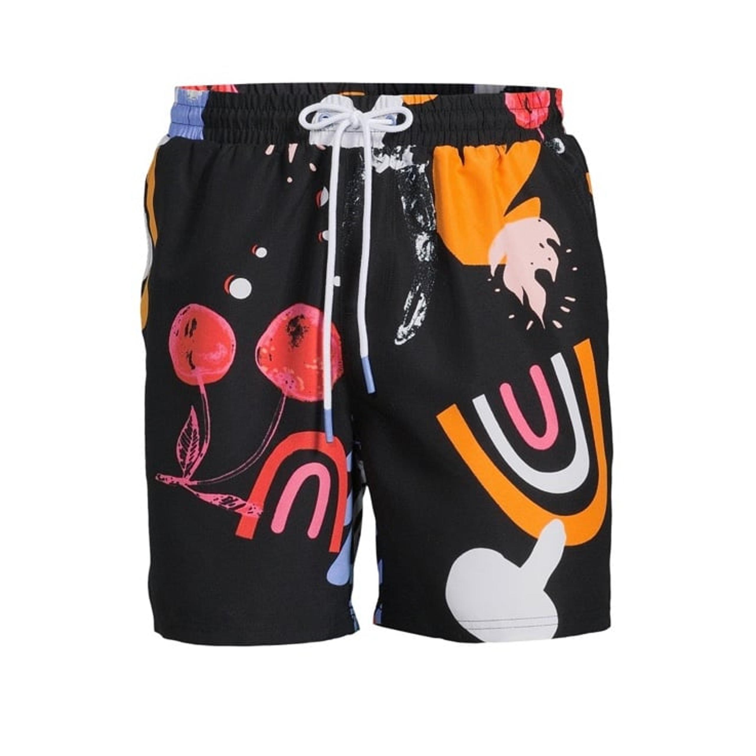 No Boundaries Men's Printed Shorts, Size M