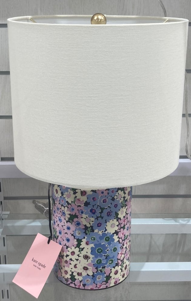 Kate Spade floral lamp new