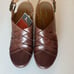 Aetrex Women's Paige Leather Slingback Orthopedic Platform Clogs Size US7.5-8