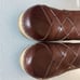 Aetrex Women's Paige Leather Slingback Orthopedic Platform Clogs Size US7.5-8
