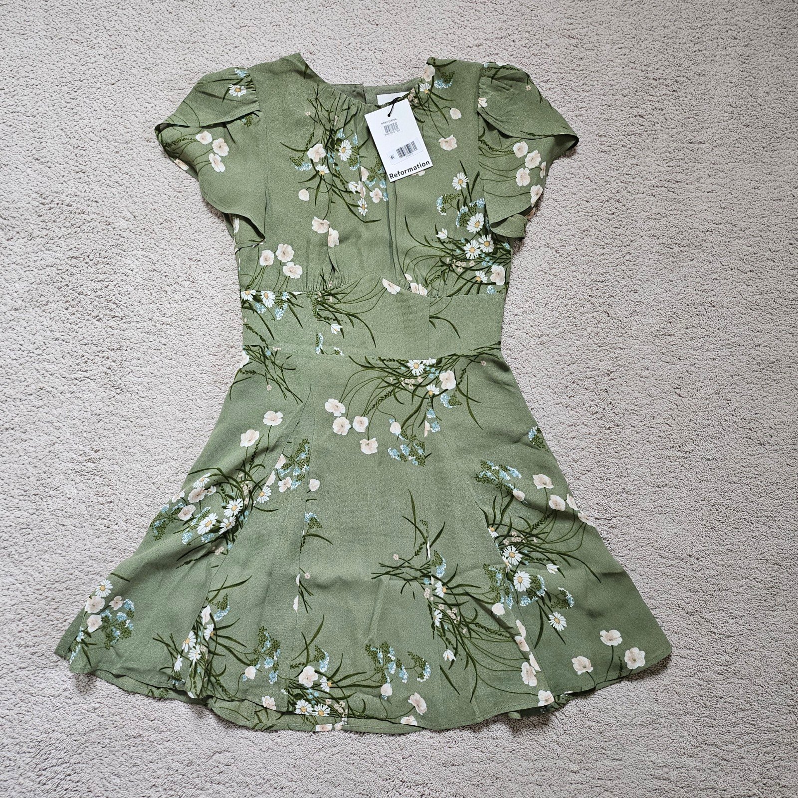 Reformation Lula Mini Dress - detail