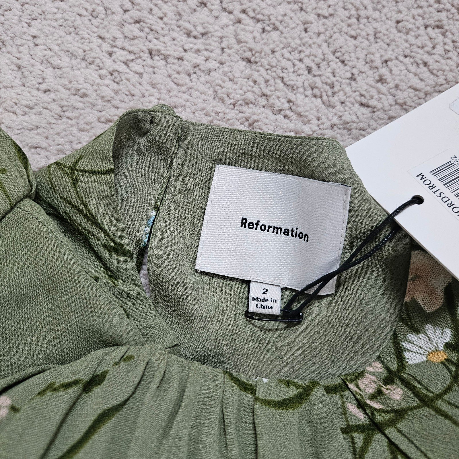 Reformation Lula Mini Dress - detail