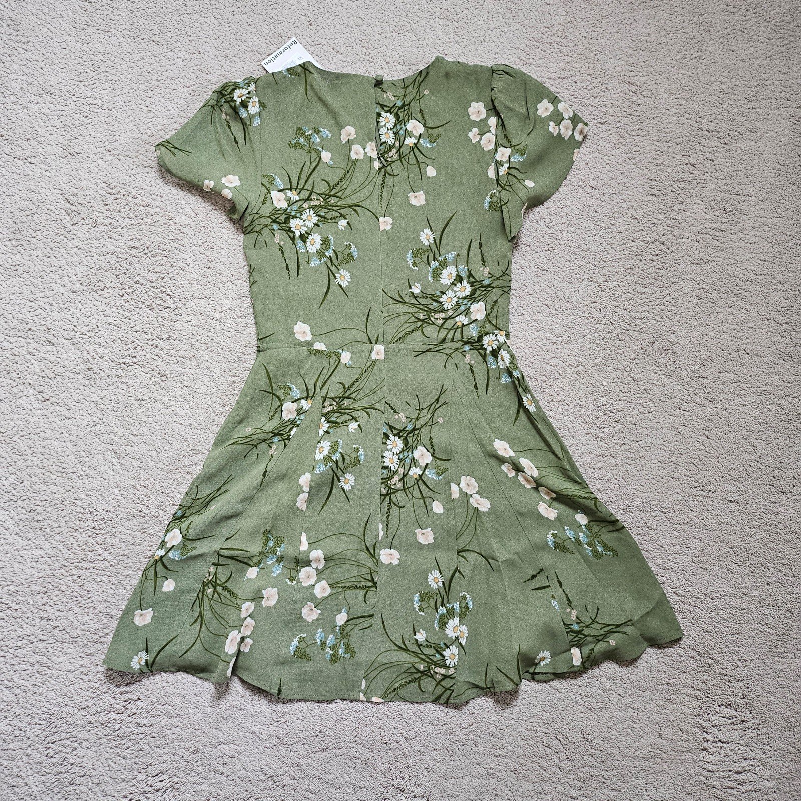 Reformation Lula Mini Dress - detail