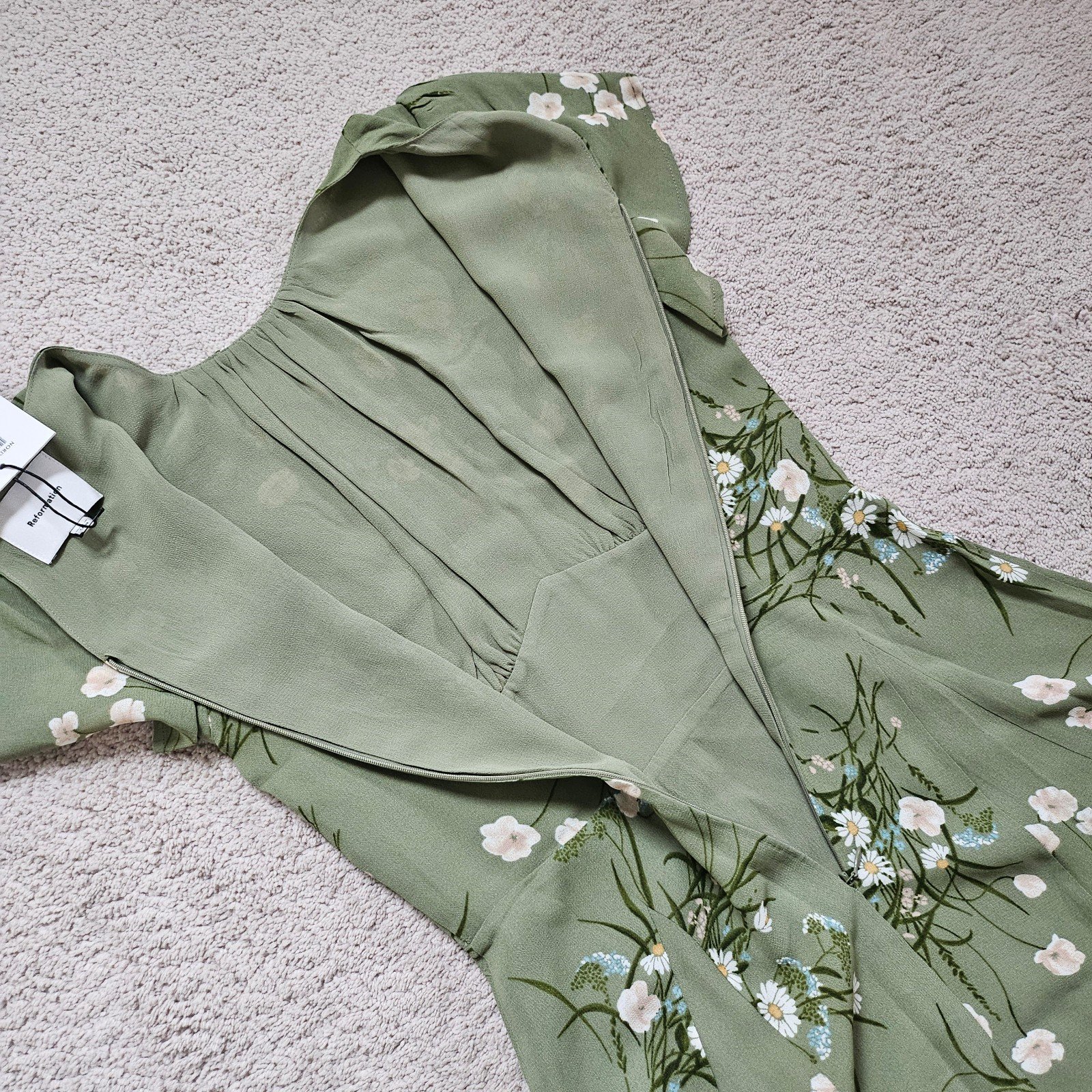 Reformation Lula Mini Dress - detail