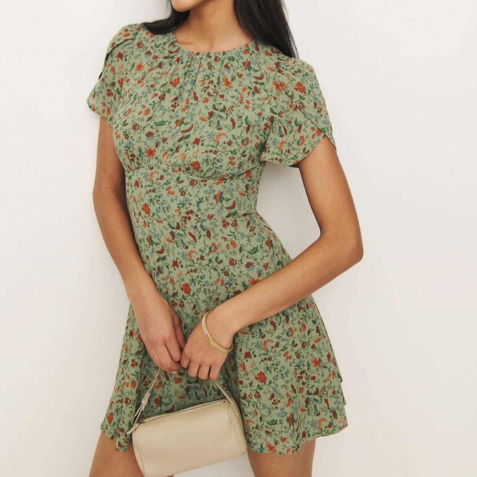 Reformation Lula Mini Dress - detail