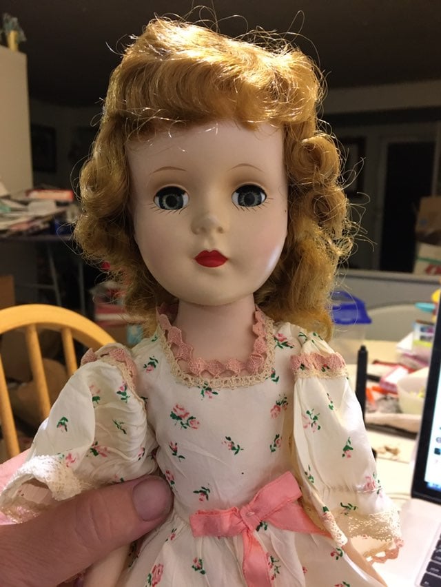 American Character Doll Pink Rose Dress