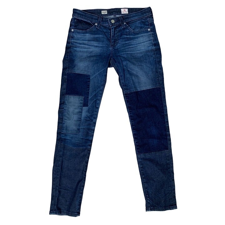 AG Adriano Goldschmied Stevie Ankle Slim Straight Jeans Size 27 x 27
