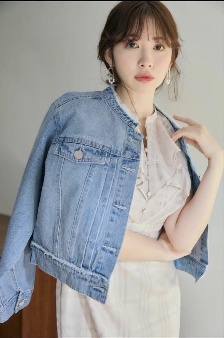 新品　Her lip to Everyday Denim Jacket S Her lip to denim jacket