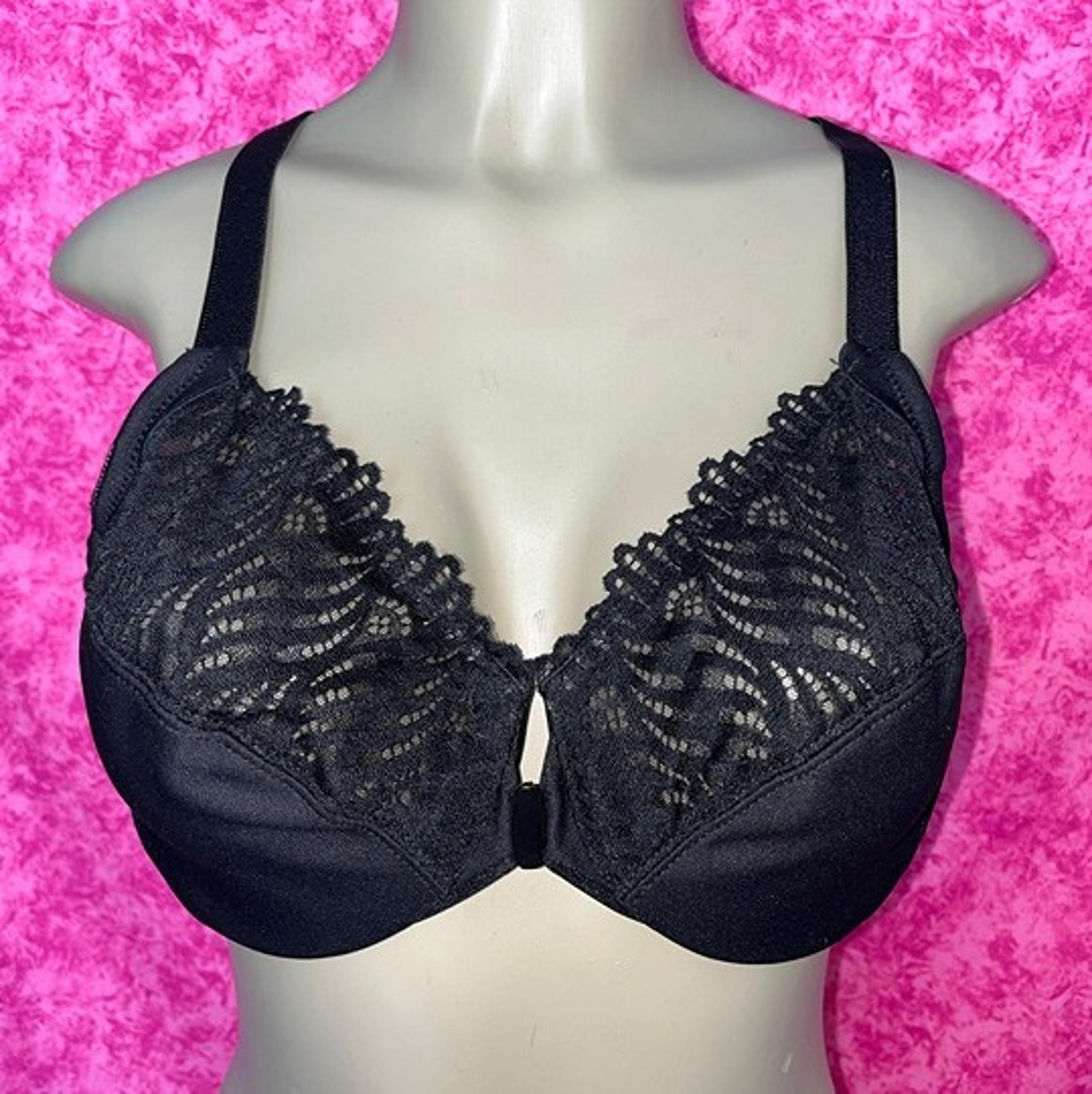 GLAMORISE WONDERWIRE FRONT CLOSURE T BACK BRA SZ 38C