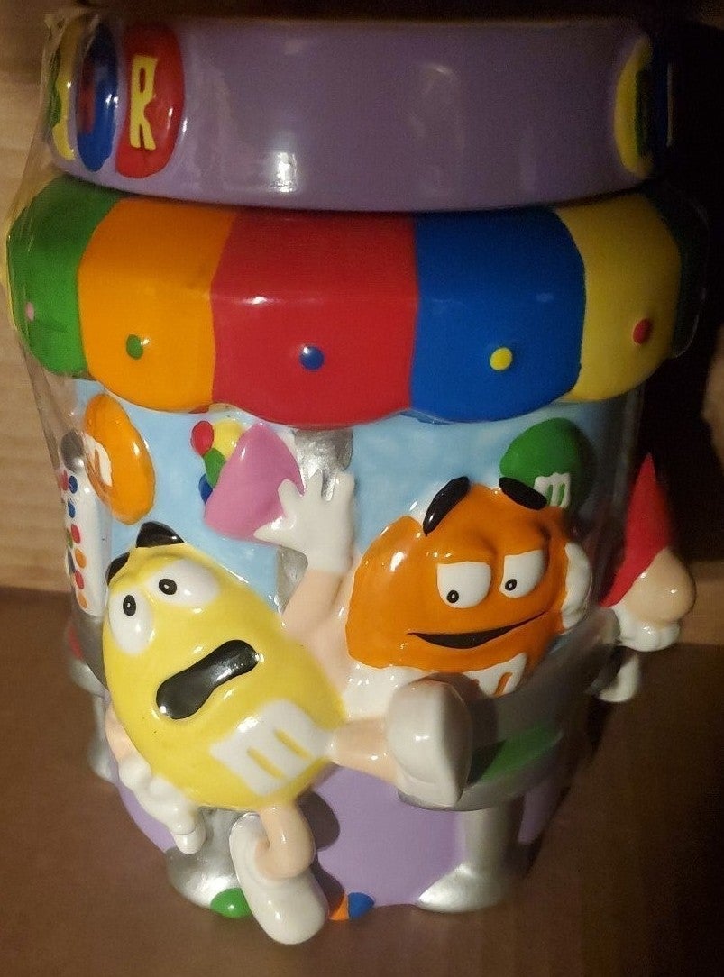 M&M Candy Bar Cookie Jar Candy Jar