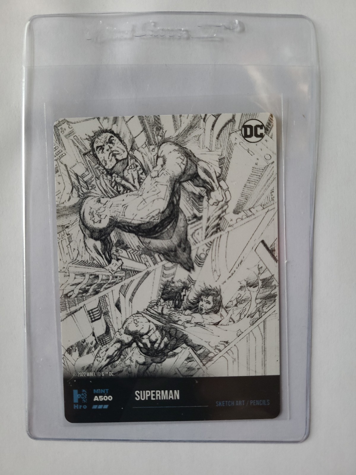 Hro DC Superman sketch art mint 500