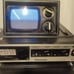 Panasonic solid State AM FM radio receiver TV black and white