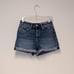 RAG & BONE WOMENS BLUE DENIM NINA HIGH-RISE SHORT SIZE 26