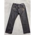 Akademiks Jeans Mens Black Measured 37x32 Embroidered Baggy Y2K