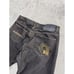 Akademiks Jeans Mens Black Measured 37x32 Embroidered Baggy Y2K