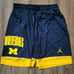 Jordan University of Michigan Wolverines Team Basketball Shorts Men's Size XL