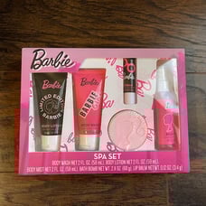 RARE Barbie SPA Set Body Lotion Wash Mist Bath Bomb & Lip Balm