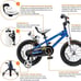 RoyalBaby Freestyle Kids Bike 16 Inch Bicycle for Boys Girls Ages 3-12, BLUE
