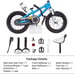 RoyalBaby Freestyle Kids Bike 16 Inch Bicycle for Boys Girls Ages 3-12, BLUE