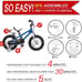 RoyalBaby Freestyle Kids Bike 16 Inch Bicycle for Boys Girls Ages 3-12, BLUE
