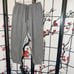 Stampd Joggers Sweatpants Size L Logo Striped Zip Pockets Drawstring Gray New
