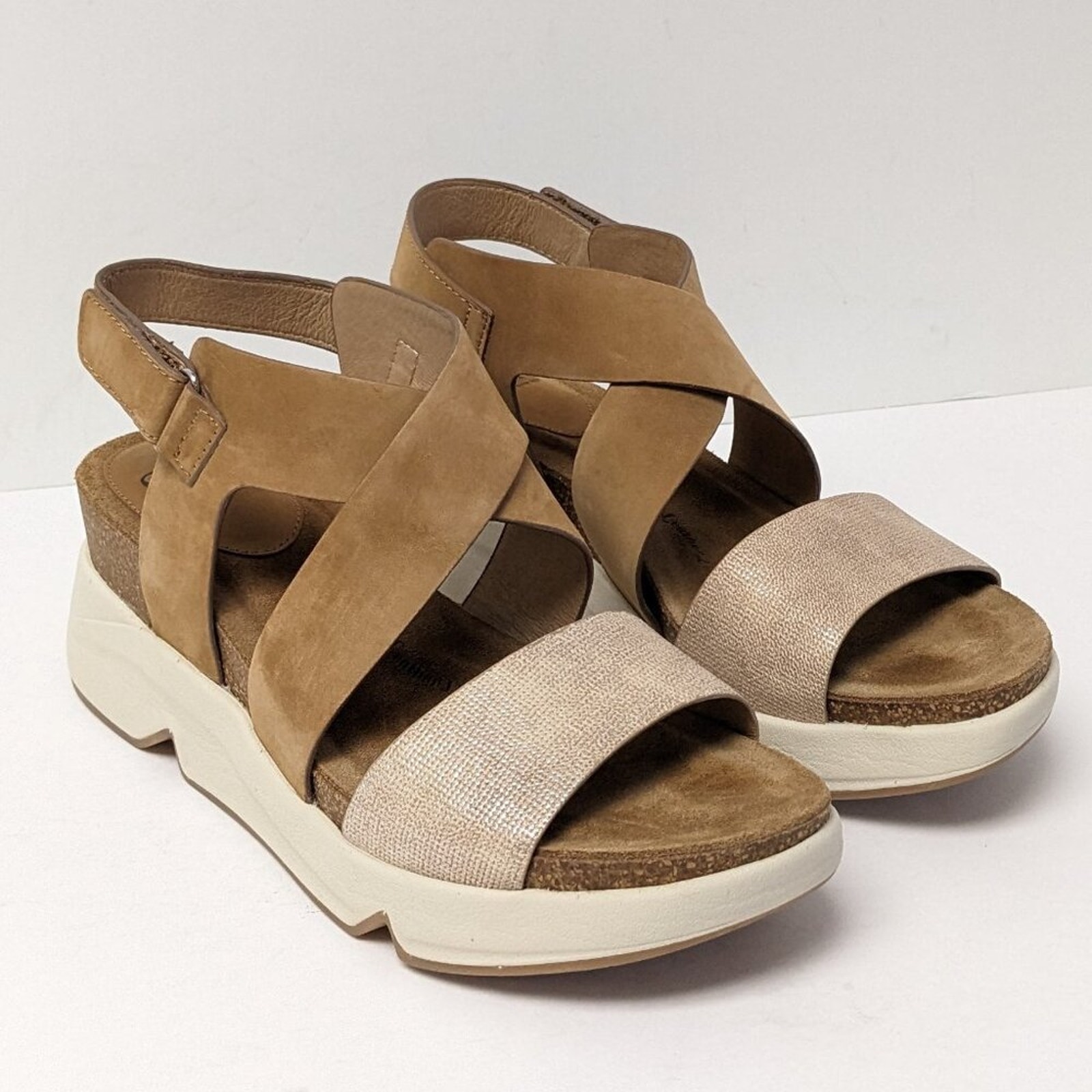 Sofft Charday Platform Sandals, Tan, Women's 9