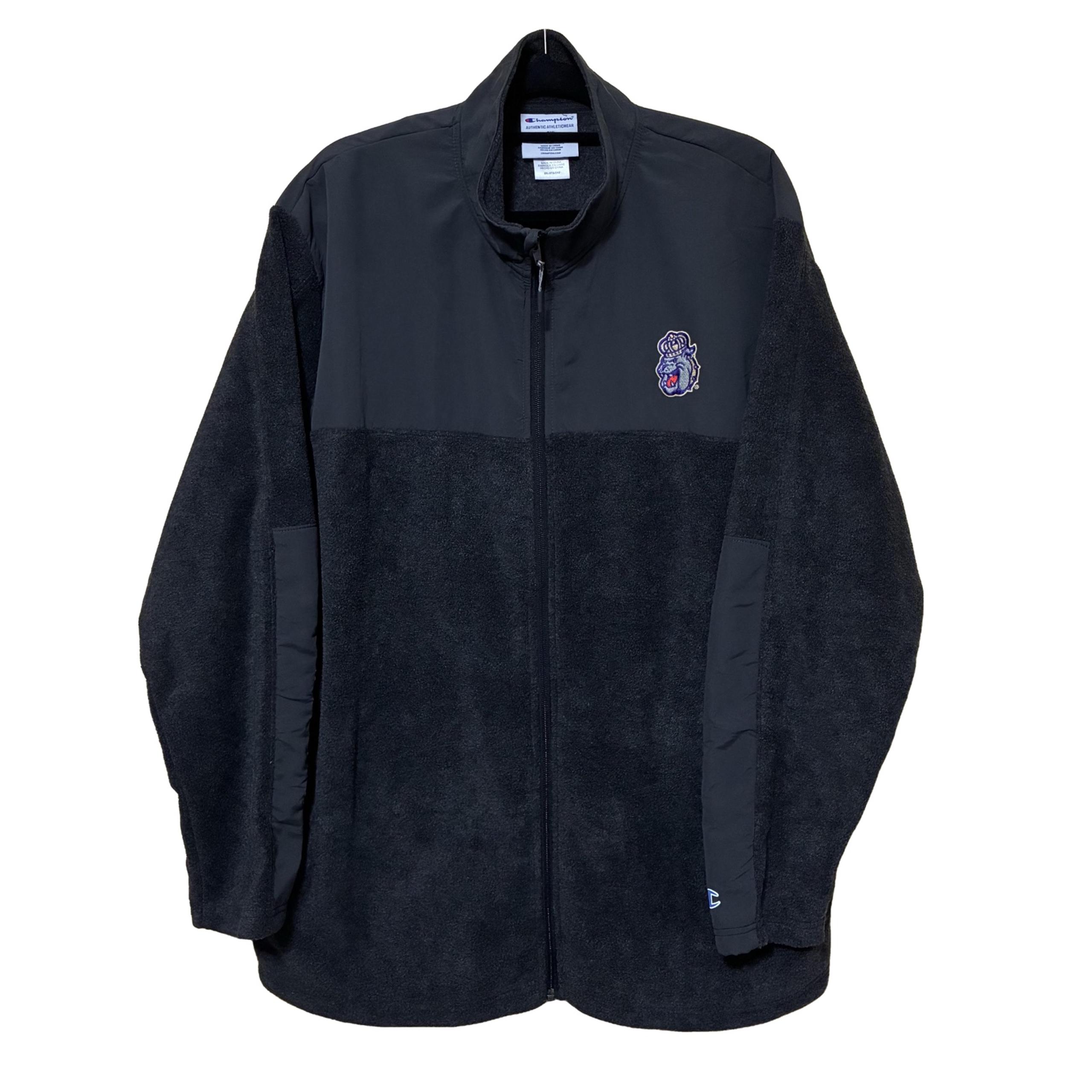 James Madison University Dukes Champion Men’s 2XL Gray Full Zip Fleece Jacket