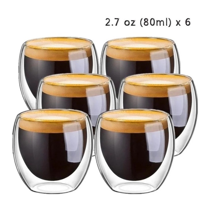 6 PCS Heat-resistant Shot Glass Cup