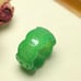 Size 8 Natural Icy Green Jadeite Emerald Jade ring, Carved Jade ring | Big Jade