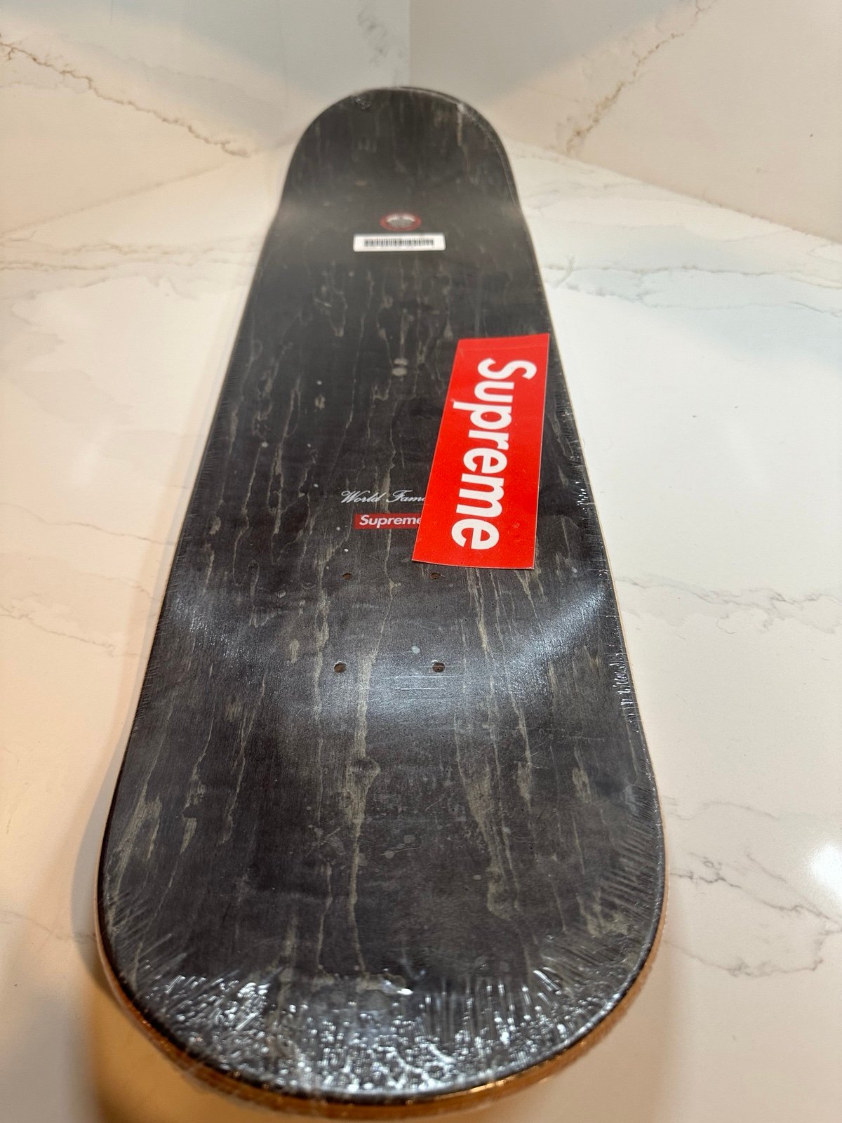 Supreme Blue Camo Logo Skateboard Deck