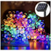 (2 packs)Solar String Lights Outdoor, Waterproof 23ft 50 LED Solar Powered