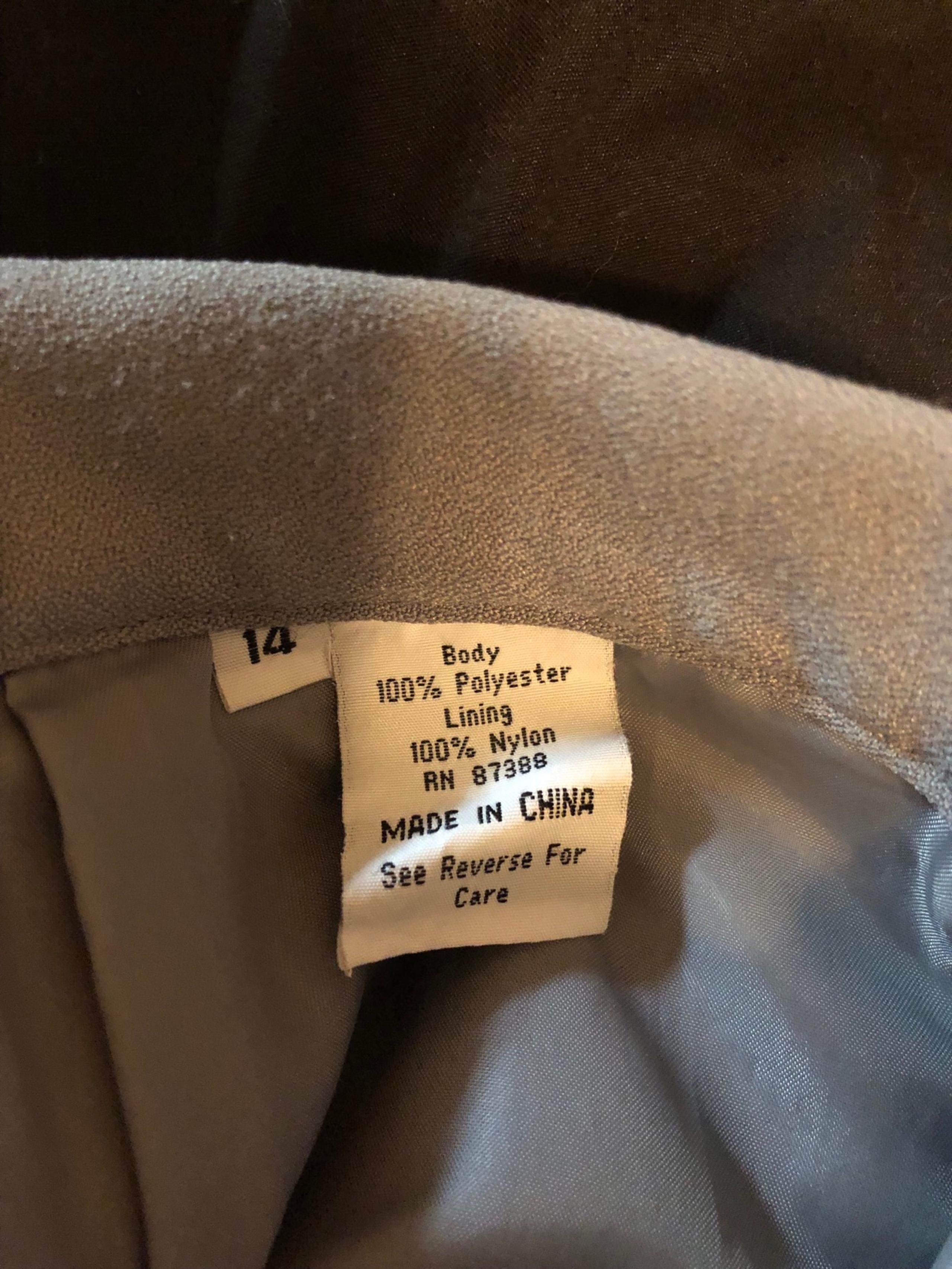 Grey business suit