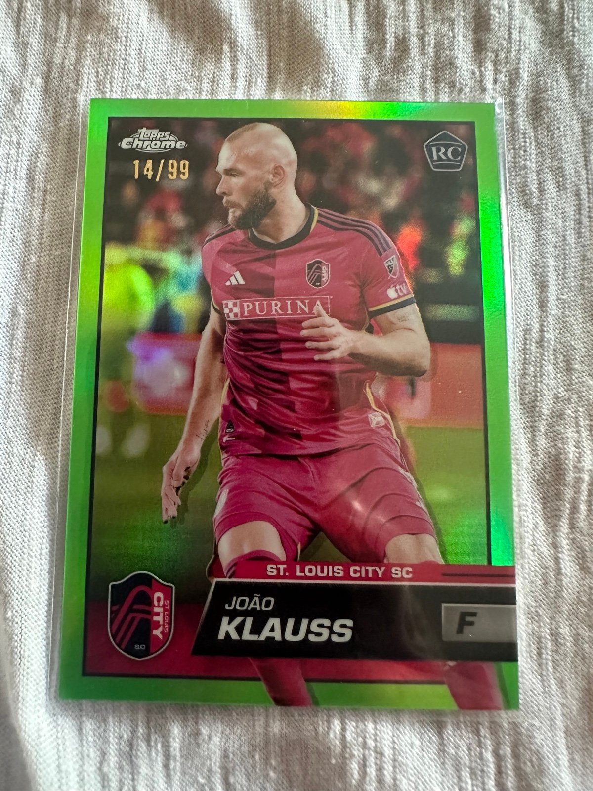 Joao Klauss RC 14/99 topps