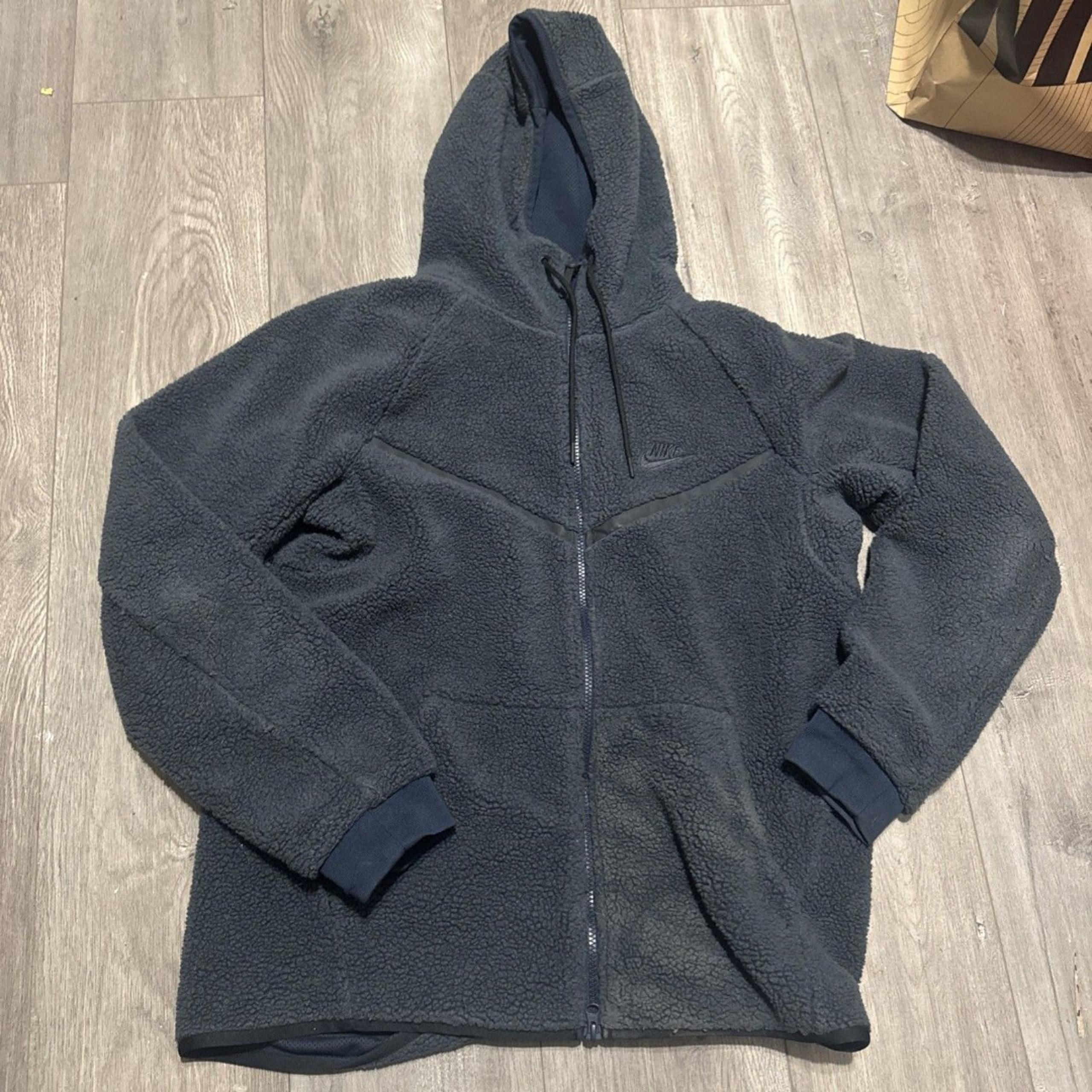 Nike Tech Fleece Windrunner Sherpa Jacket Hoodie Men's Large AQ2767-451