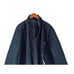 TailorByrd Men's Quilted Elbow Patch Removable Dickey Jacket Blue Size XL