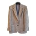 CHRISTIAN DIOR, MENS TWEED, SPORT JACKET. 2 BUTTON FRONT. BACK VENT.