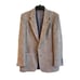 CHRISTIAN DIOR, MENS TWEED, SPORT JACKET. 2 BUTTON FRONT. BACK VENT.