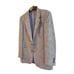 CHRISTIAN DIOR, MENS TWEED, SPORT JACKET. 2 BUTTON FRONT. BACK VENT.