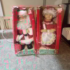 Christmas Santa and Mrs Claus